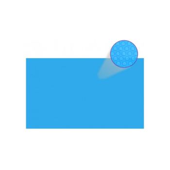 Prelata de piscina, albastru, dreptunghiular, 500 x 300 cm, PE