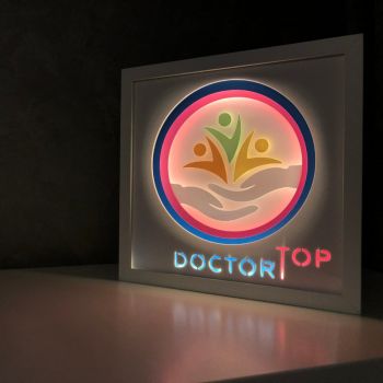 Tablou luminos Logo 006