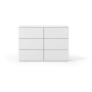 Comodă albă cu sertare TemaHome Join, 120 x 84 cm