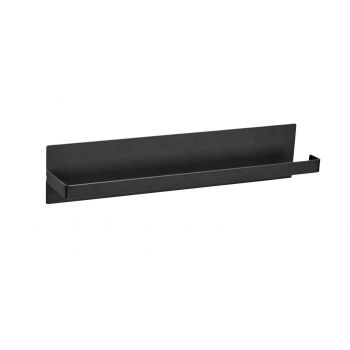 Suport magnetic pentru servetele de bucatarie, Wenko, Ima Black, 30 x 6 x 6.5 cm, metal, negru
