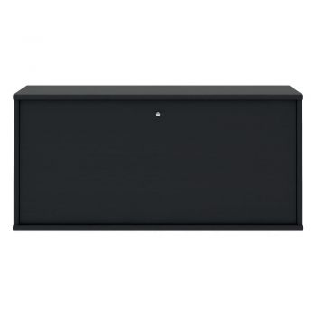 Birou de perete negru 89x27 cm Mistral - Hammel Furniture