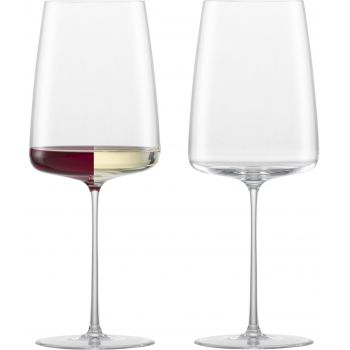 Set 2 pahare vin Zwiesel Glas Simplify Fruity & Delicate handmade cristal Tritan 555ml