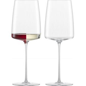 Set 2 pahare vin Zwiesel Glas Simplify Light & Fresh handmade cristal Tritan 382ml