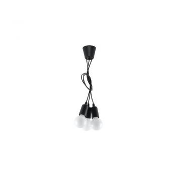 Lustră neagră 15x15 cm Rene - Nice Lamps