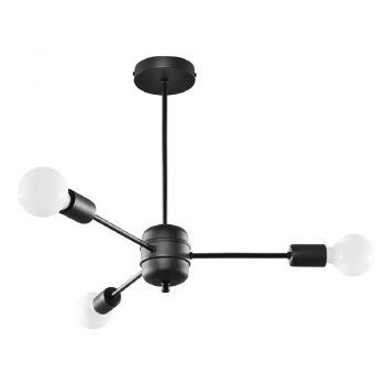 Lustră neagră 61x61 cm Benedett - Nice Lamps
