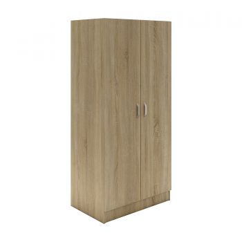 Dulap Remi, 2 Usi, cu polite, Stejar Sonoma, 80 x 51 x 170 cm