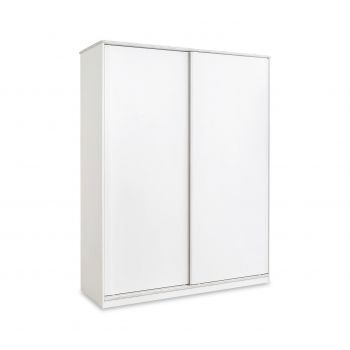 Dulap pentru haine, Çilek, White Sliding Wardrobe, 164.5x206.5x59 cm, Multicolor