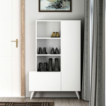 Pantofar, Coraline, Agostina Shoes, 80x121x31.5 cm, Alb