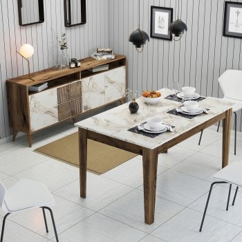 Set mobilier living, Hommy Craft, Milan 523, Nuc/Alb