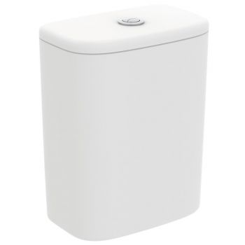 Rezervor WC Ideal Standard Tesi Silk, alimentare inferioara, alb mat - T3568V1
