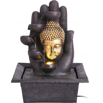 Fantana decorativa Buddha, 30x24x40 cm, poliston