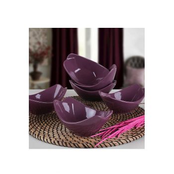 Set boluri Purple Sera Snack / Sauce Bowl 16 Cm 6 Pieces, Violet, 40x18x21 cm
