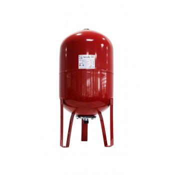 Vas expansiune termic Fornello 24 litri, vertical, cu picioare, culoare rosu, presiune maxima 10 bar, membrana EPDM