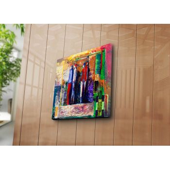 Tablou decorativ, 4545K-103, Canvas, Dimensiune: 45 x 45 cm, Multicolor
