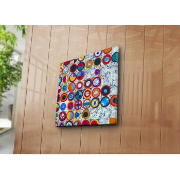 Tablou decorativ, 4545K-105, Canvas, Dimensiune: 45 x 45 cm, Multicolor