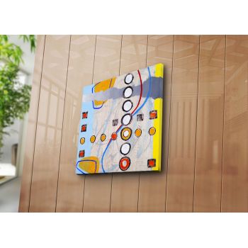 Tablou decorativ, 4545K-106, Canvas, Dimensiune: 45 x 45 cm, Multicolor