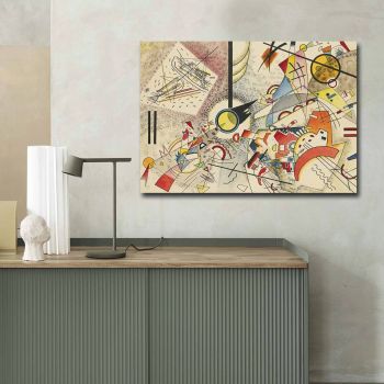 Tablou decorativ, 70100FAMOUSART-037, Canvas, 70 x 100 cm, Multicolor