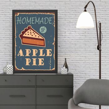 Tablou decorativ, Apple Pie (40 x 55), MDF , Polistiren, Multicolor
