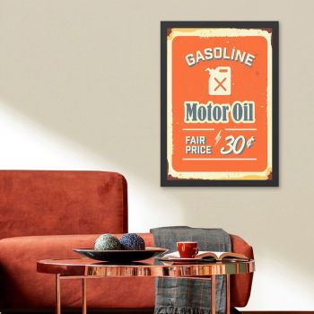 Tablou decorativ, Motor Oil 2 (35 x 45), MDF , Polistiren, Multicolor