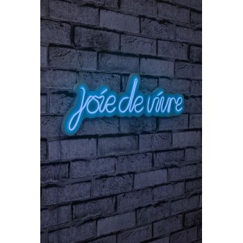 Decoratiune luminoasa LED, Joie de Vivre, Benzi flexibile de neon, DC 12 V, Albastru