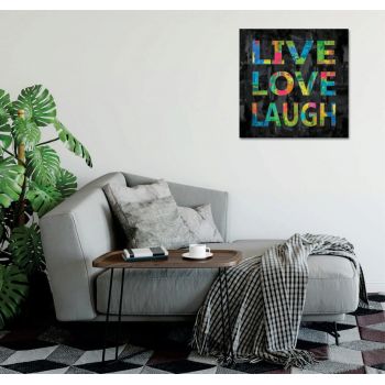 Tablou decorativ, KC430, 50% bumbac / 50% poliester, Canvas imprimat, Multicolor