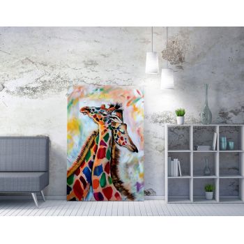 Tablou decorativ, WY168 (70 x 100), 50% bumbac / 50% poliester, Canvas imprimat, Multicolor