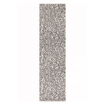 Covor negru-alb tip traversă 66x240 cm Muse – Asiatic Carpets
