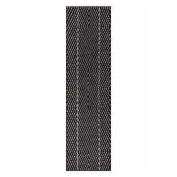 Covor negru-alb tip traversă 66x240 cm Muse – Asiatic Carpets