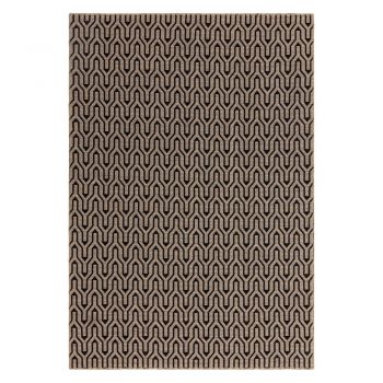 Covor negru/bej 200x290 cm Global – Asiatic Carpets