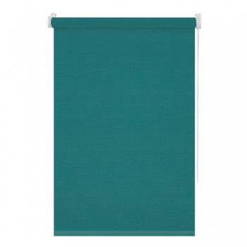 Rulou textil translucid Romance Clemfix Colors K11, 72.5 x 160 cm, bleu turcoaz