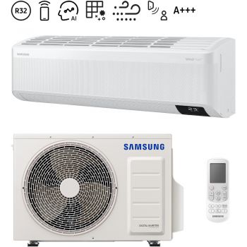 Aparat de aer conditionat Samsung WindFree Elite AR09TXCAAWKNEU, 9000 BTU, Inverter, Wi-Fi, Clasa A+++