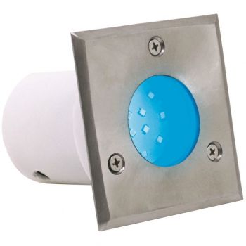 Aplica incastrabila de exterior LED Horoz Electric Inci HL 941L, 1.2 W, 75 lm, Lumina albastra