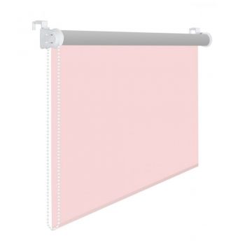 Rulou textil opac, Clemfix Termo-K109, 58 x 160 cm, roz