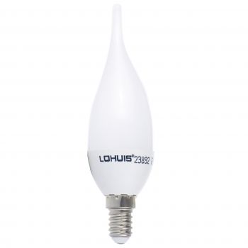 Bec LED Lohuis, lumanare, E14, 4 W, 350 lm, lumina rece 6500K ieftin
