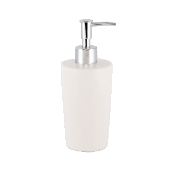 Dispenser sapun lichid Tatay Ronda, ceramica, alb, 13 cm