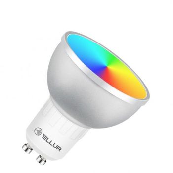 Bec WiFi LED GU10 5W lumina alba/calda/RGB reglabil