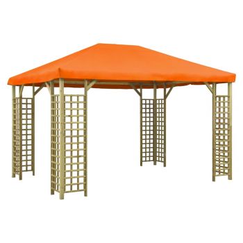 Pavilion portocaliu 4 x 3 m (310033+47716)