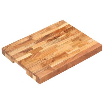 Placă de tocat 40x30x4 cm lemn masiv de acacia