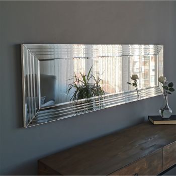 Oglindă A301Y, Argint, 3x40x120 cm