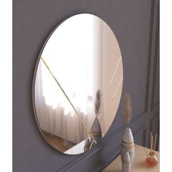 Oglindă Lopi - White, Alb, 2x60x60 cm