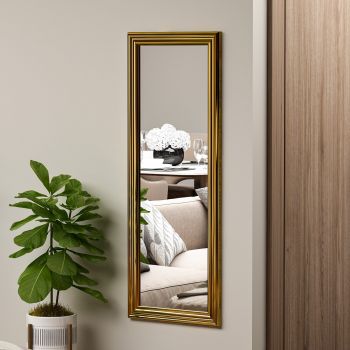 Oglindă Smooth - Gold, Aur, 3x105x40 cm