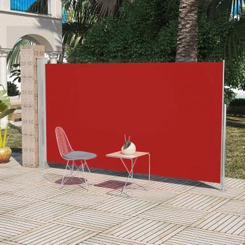Panou separator glisant pentru terasă 160 x 300 cm Roșu