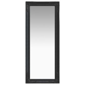 Oglindă de perete in stil baroc negru 50 x 120 cm