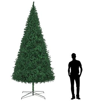 Brad de Crăciun artificial verde 400 cm