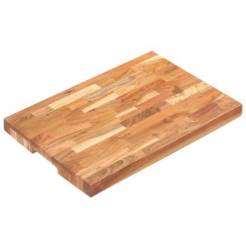 Placă de tocat 50x35x4 cm lemn masiv de acacia