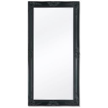 Oglindă verticală in stil baroc 120 x 60 cm negru