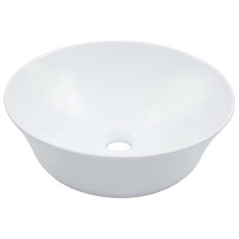 Chiuvetă de baie alb 41x125 cm ceramică