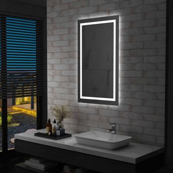 Oglindă cu LED de baie cu senzor tactil 60 x 100 cm