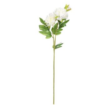 Fir floare alba decorativa artificiala,alb,plastic,65 cm