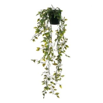 Ghiveci decorativ cu planta atarnatoare,verde,plastic,65 cm